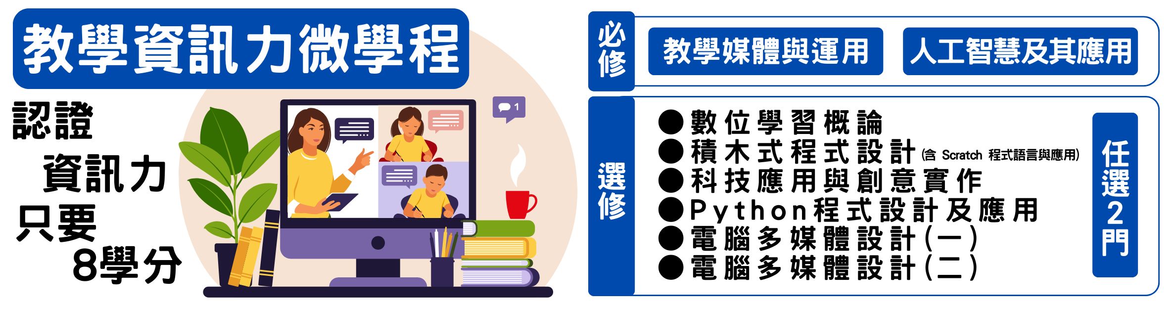 歡迎符合條件之本校在學師資生踴躍申請師資生教師生涯相關證照獎勵